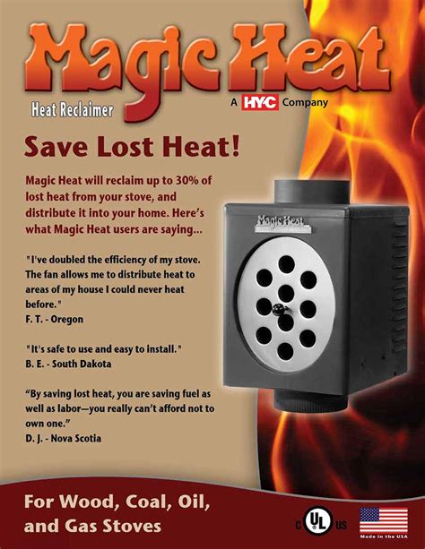 Magic heat reclaimer manual
